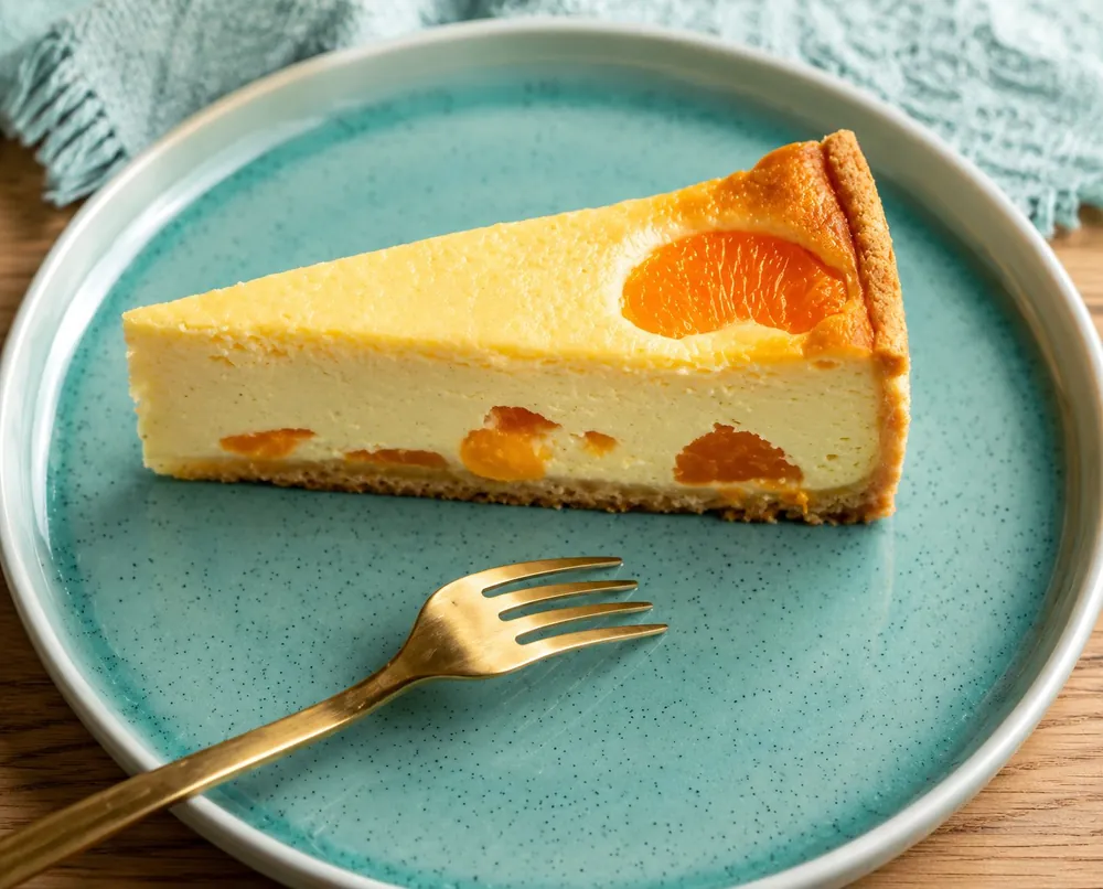 Hausgemachter Mandarinen-Käsekuchen